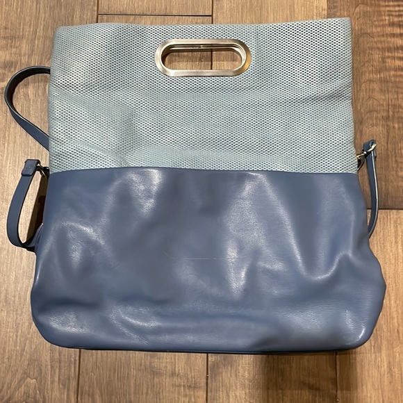 Skagen soft all leather steel blue purse. - Picture 9 of 13